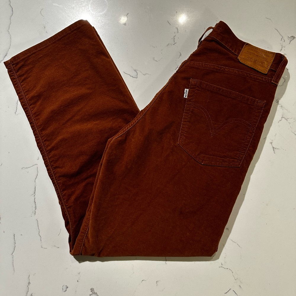 Levi’s Vintage Velvet Ribcage Straight Pants
